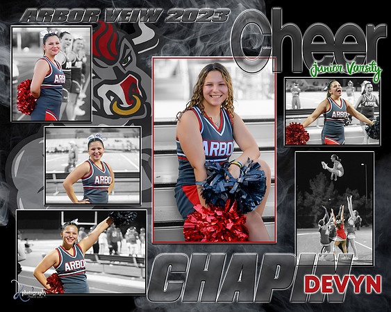 jv devyn chapin 2023 avhs Football Poster