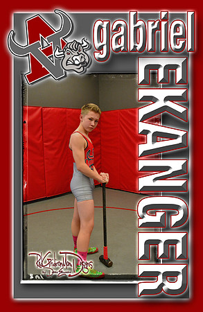 gabriel ekanger Wrestling Lanyard