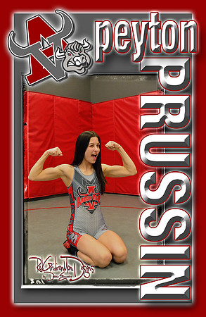 peyton prussin Wrestling Lanyard