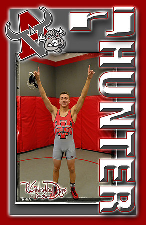 russell hunter Wrestling Lanyard
